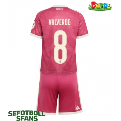 Real Madrid Federico Valverde #8 Tredjeställ Barn 2026-27 Kortärmad (+ Korta byxor)